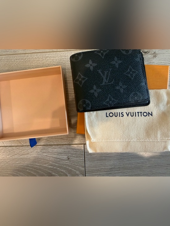 Louis Vuitton Other - Louis Vuitton Men's Black Monogram Canvas Bifold Multiple Wallet